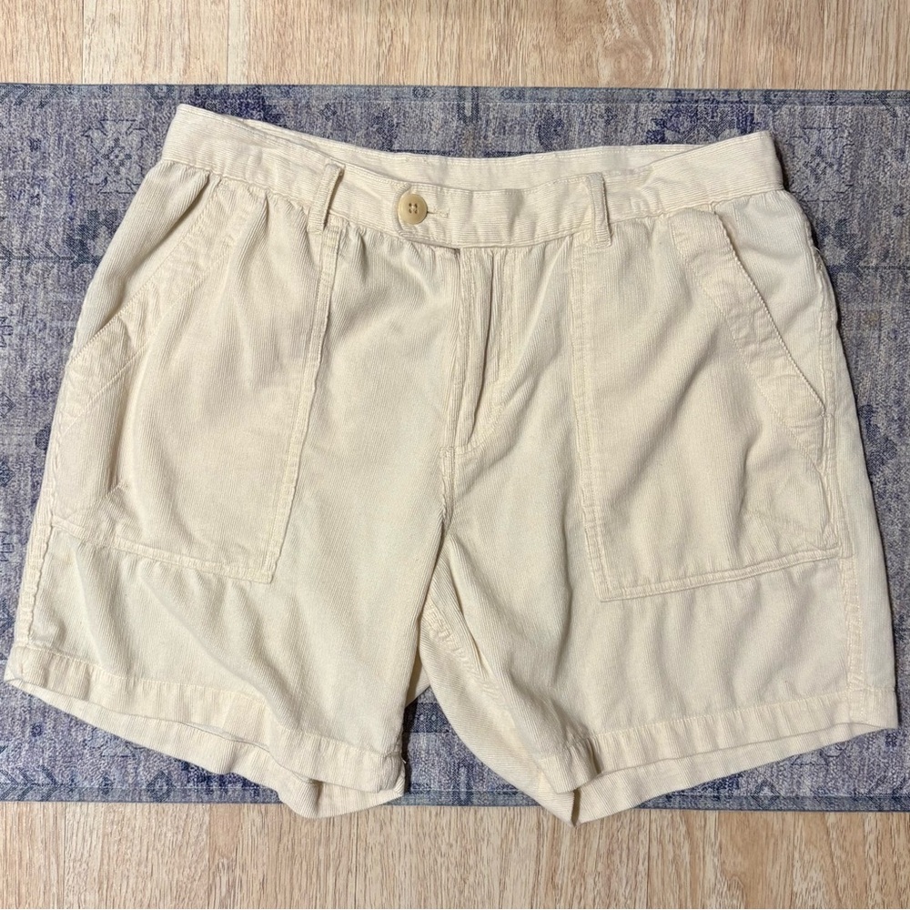 Corridor Bedford Cord Camp Pocket Shorts - size 33